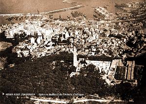 ALGER - FORT L'EMPEREUR AVEC LA COLONNE BAILLOUD DE L'ARMEE D'AFRIQUE